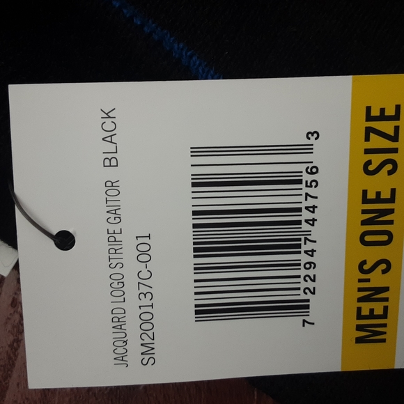 Spyder Ski Gator Neck Tube, Black Blue, New. - Picture 5 of 8